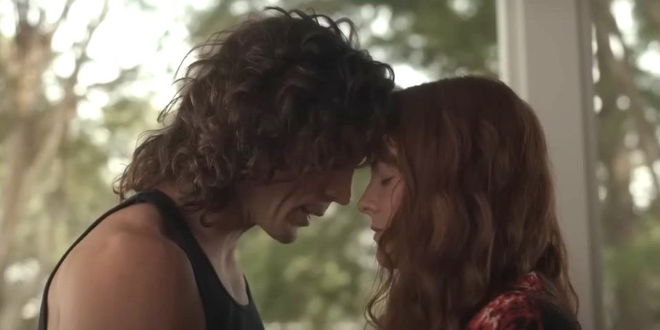 Billy and Daisy leaning foreheads