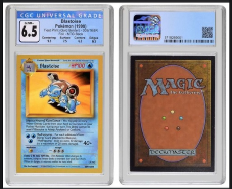 Prototype Pokemon Cards With Magic: The Gathering Back Certified as Genuine