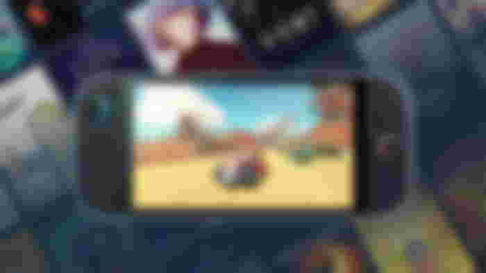 Switch 2 on a Steam background