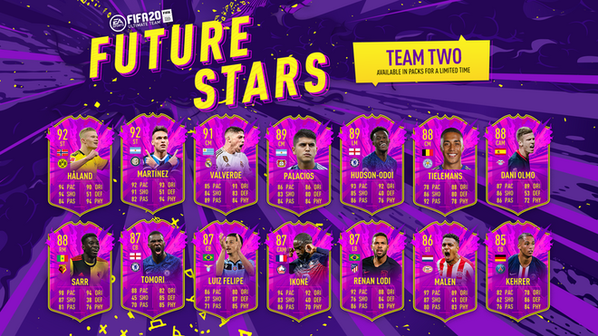 FIFA 20 Future Stars Team 2 LIVE: Ratings, Stats, News, Players, SBCs, Objectives, Offers And More