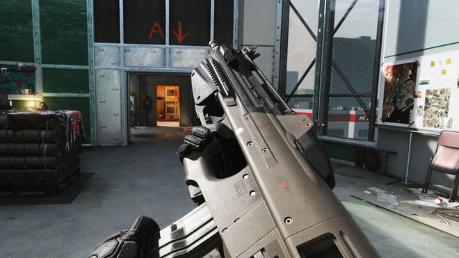 Image showing Warzone player holding BP50 assault rifle