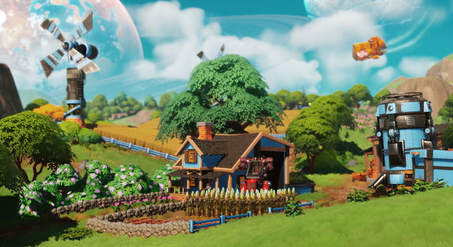 A promo screenshot for Lightyear Frontier.
