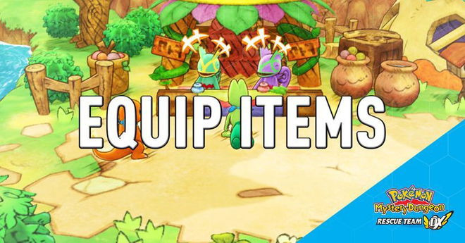 Pokemon Mystery Dungeon DX: How To Equip Items