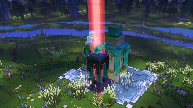 The Remove Netherrack tower in Minecraft Legends.