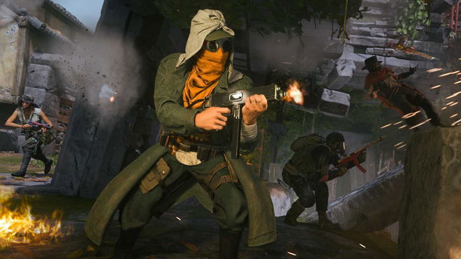 Image showing Warzone players shooting guns
