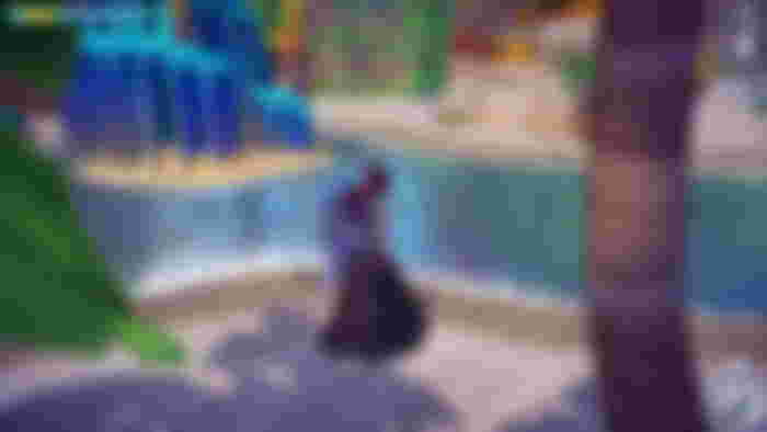 Approaching a sea turtle in Disney Dreamlight Valley