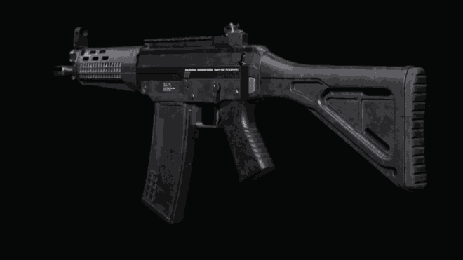 Image showing GRAU 5.56 assault rifle on black background