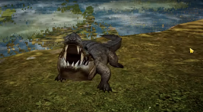 Frost Queen in undawn crocodile enemy