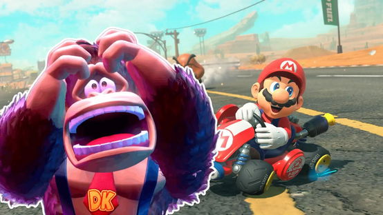 Donkey Kong and Mario Kart World