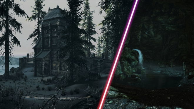 Seastone Bluff player home in Skyrim.