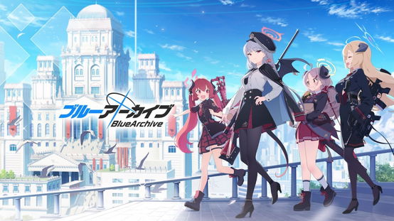 a group of anime girls are standing next to each other in a room .