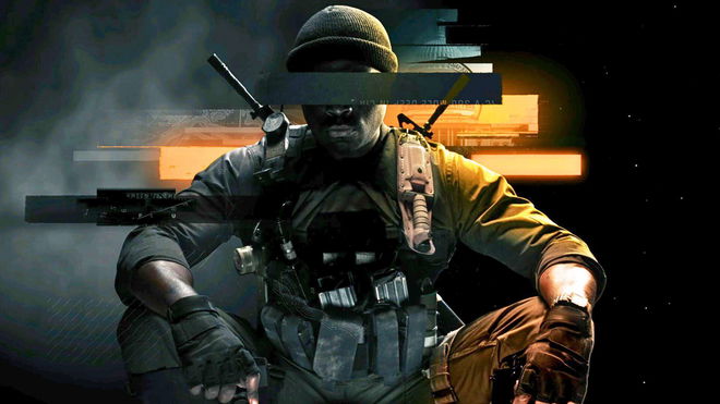 A person sits in front of data in Call of Duty: Black Ops 6