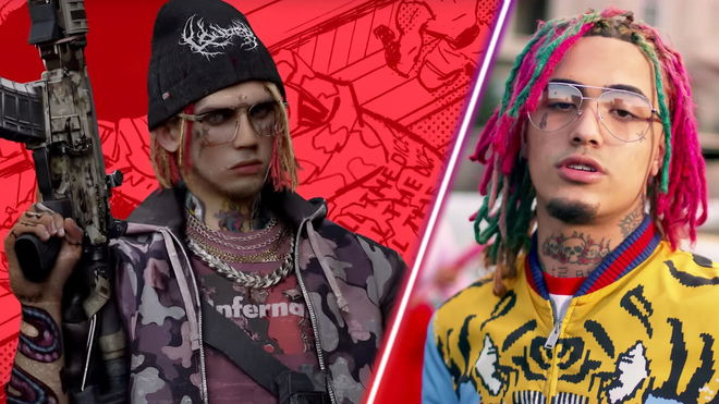 Screenshot showing Dead Island 2 Bruno and Lil Pump