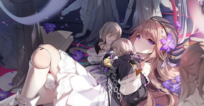 A character laying down in Honkai Star Rail.