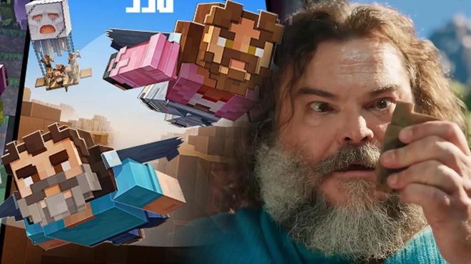 Stills from A Minecraft Movie DLC and A Minecraft Movie