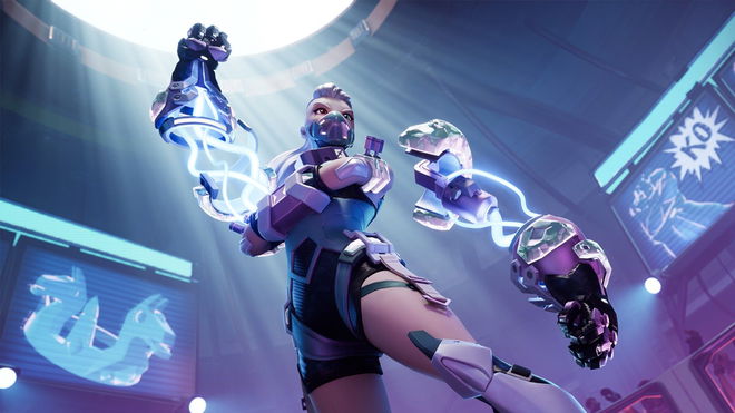 Image of the May Crew Pack character in Fortnite.