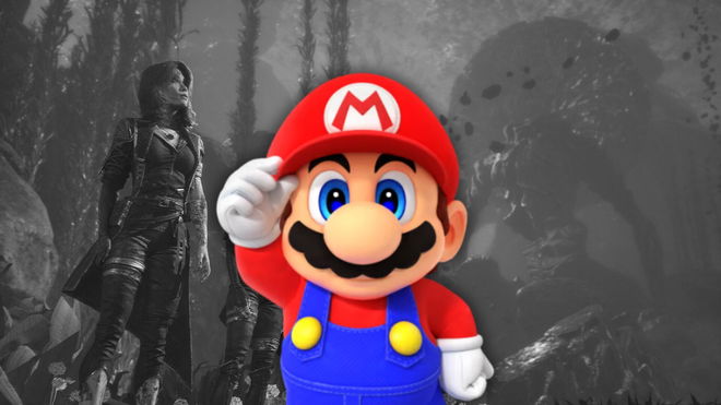 Clair Obscur characters and Mario