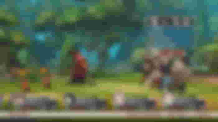 A battle in Bravely Default