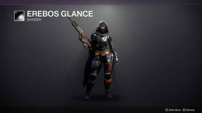 erebos glance all black shader destiny 2