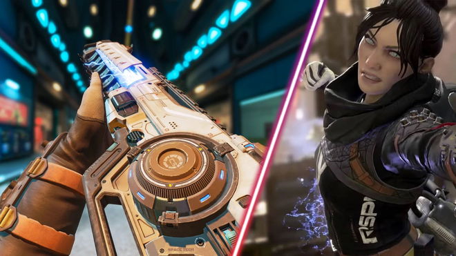 Screenshot of Apex Legends Nemesis Burst AR and Catalyst clenching fist
