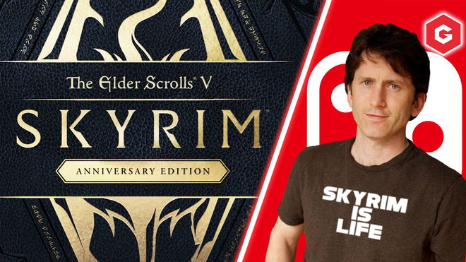 An image of Skyrim Anniversary Edition on the Switch.