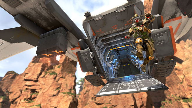 A promo screenshot for Apex Legends.