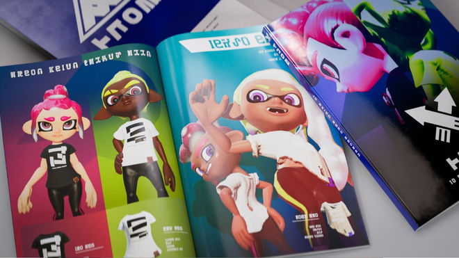Splatoon 3 clothing magazines