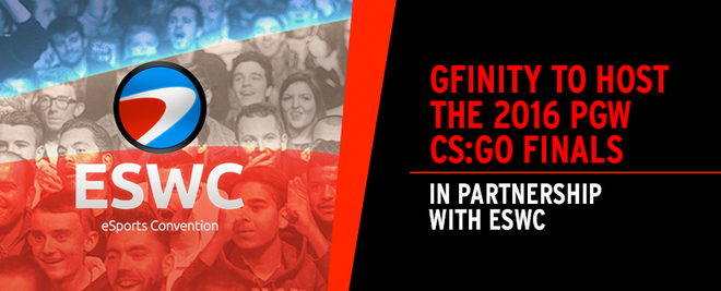 Gfinity to host the 2016 PGW CS:GO Finals in partnership with ESWC