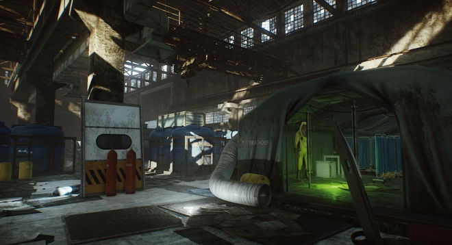 A PMC player on the Factory map in Escape From Tarkov.