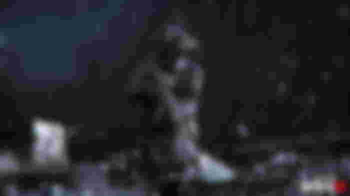 Modern Warfare 3 player wearing night-vision goggles in rain