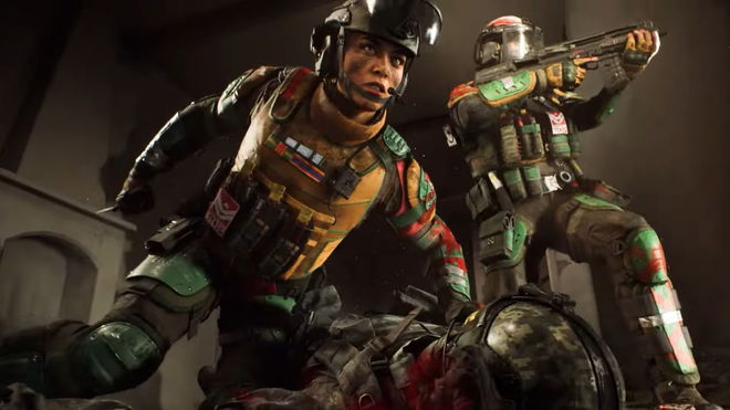 Battlefield 2042 characters getting ready for a firefight