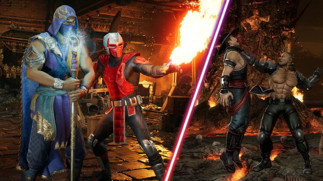 Some characters in Mortal Kombat 1 and MK9.