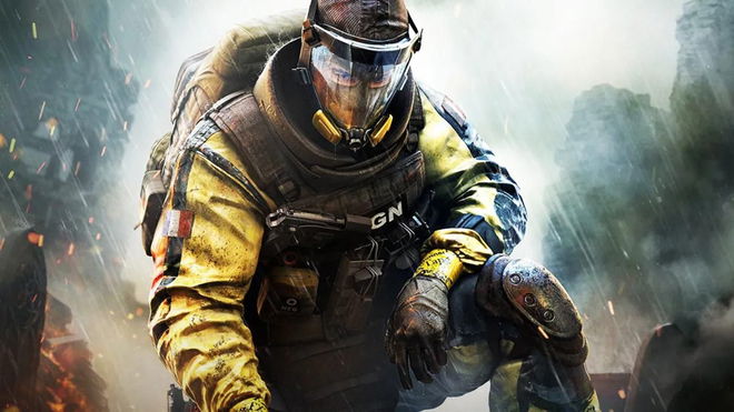An Operator in Rainbow Six Extraction.