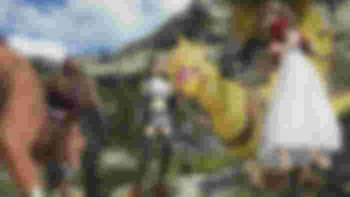 Barrett, Tifa, and Aerith from Final Fantasy VII Rebirth
