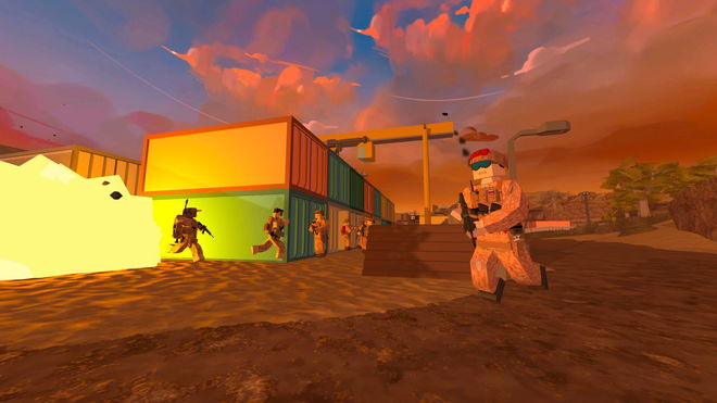 Soldiers on the battlefield in Battlebit.