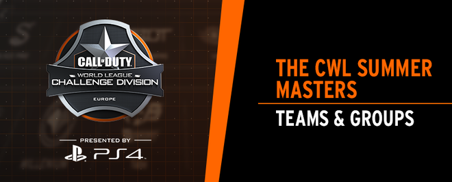 Announcing the Gfinity CWL Summer Masters Teams & Groups
