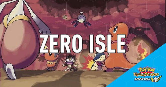 Pokemon Mystery Dungeon DX: Zero Isle North, South, East And West