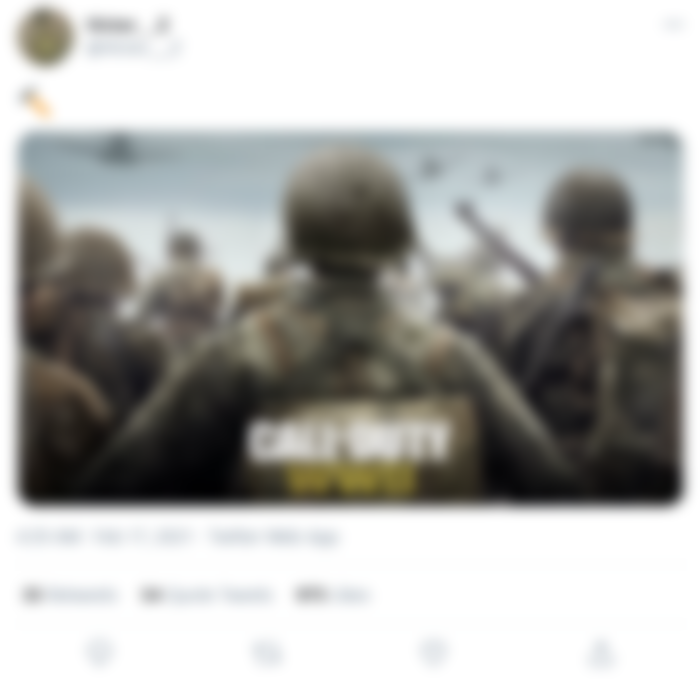 COD 2021 Setting