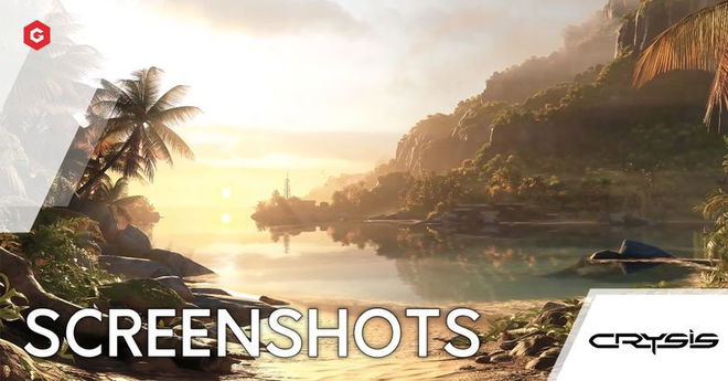 A beach in Crysis Remastered.