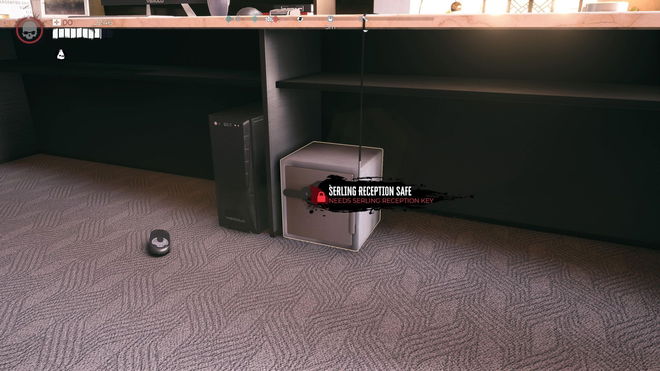 A screenshot of the Serling Reception safe in Dead Island 2. 