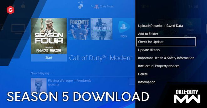How To Download The Modern Warfare And Warzone Season 5 RELOADED Update FAST