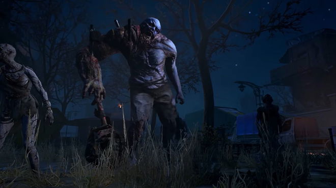 Dying Light 2 Official Screenshot of a Revanant Monster. The image shows the growths on the back of a Revenant.