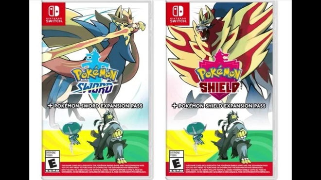 Photos of Pokémon Sword and Shield Expansion Pass Physical Copies