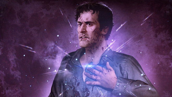 Image of Ash from Evil Dead 2 in the game of the same name.