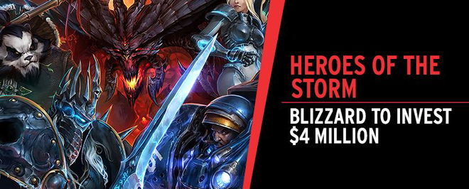 Blizzard to Invest $4 Million into Heroes of the Storm