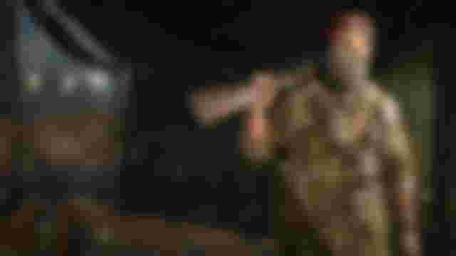 Image of Butcher holding a gun over shoulder
