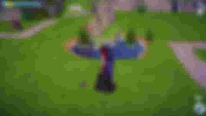 Approaching a rabbit in Disney Dreamlight Valley