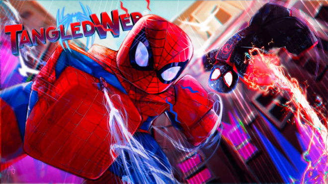 Peter Parker and Miles Morales in Tangled Web Chronicles.