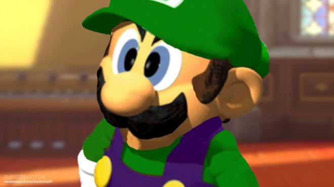 A fan-made render of Luigi in Super Mario RPG