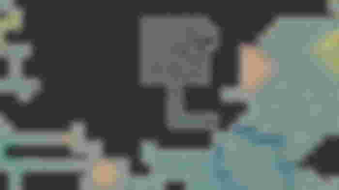 Animals and dwarfs are in the building next to the water in Dwarf Fortress.
